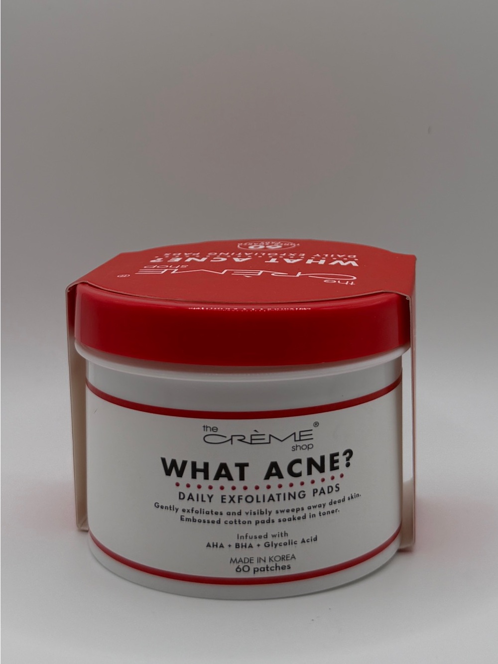 What Acne? Daily Exfoliating Pads — Red